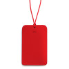Aus Made Leather Luggage Tags Red